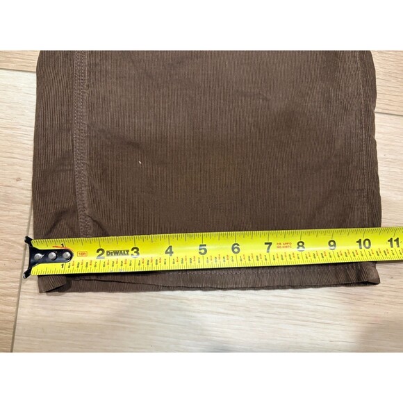 American Eagle Low-Rise Skater Corduroy Pants Brown Women's US 4 Regular - Picture 4 of 9